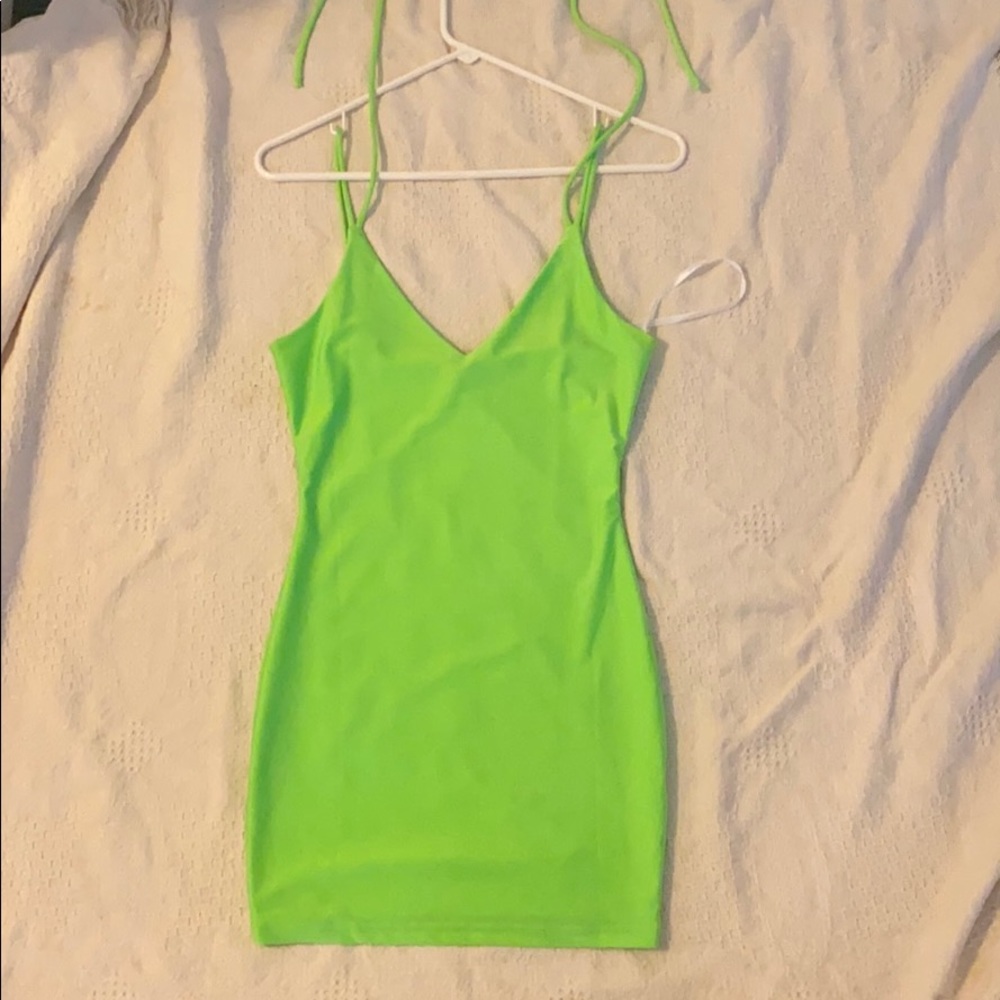 Brandi Halter tie dress